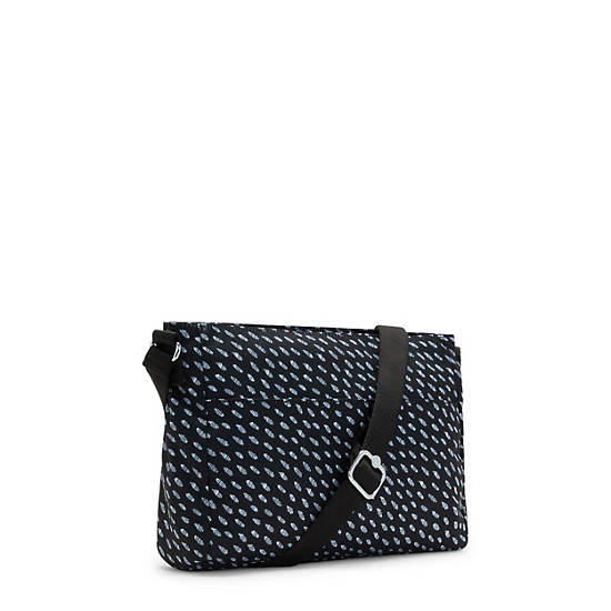 Torba Crossbody Kipling New Angie Printed Czarne | PL 2014SG